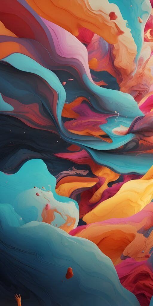 Artistic Beautiful Colorful Abstract Wallpaper for Phone