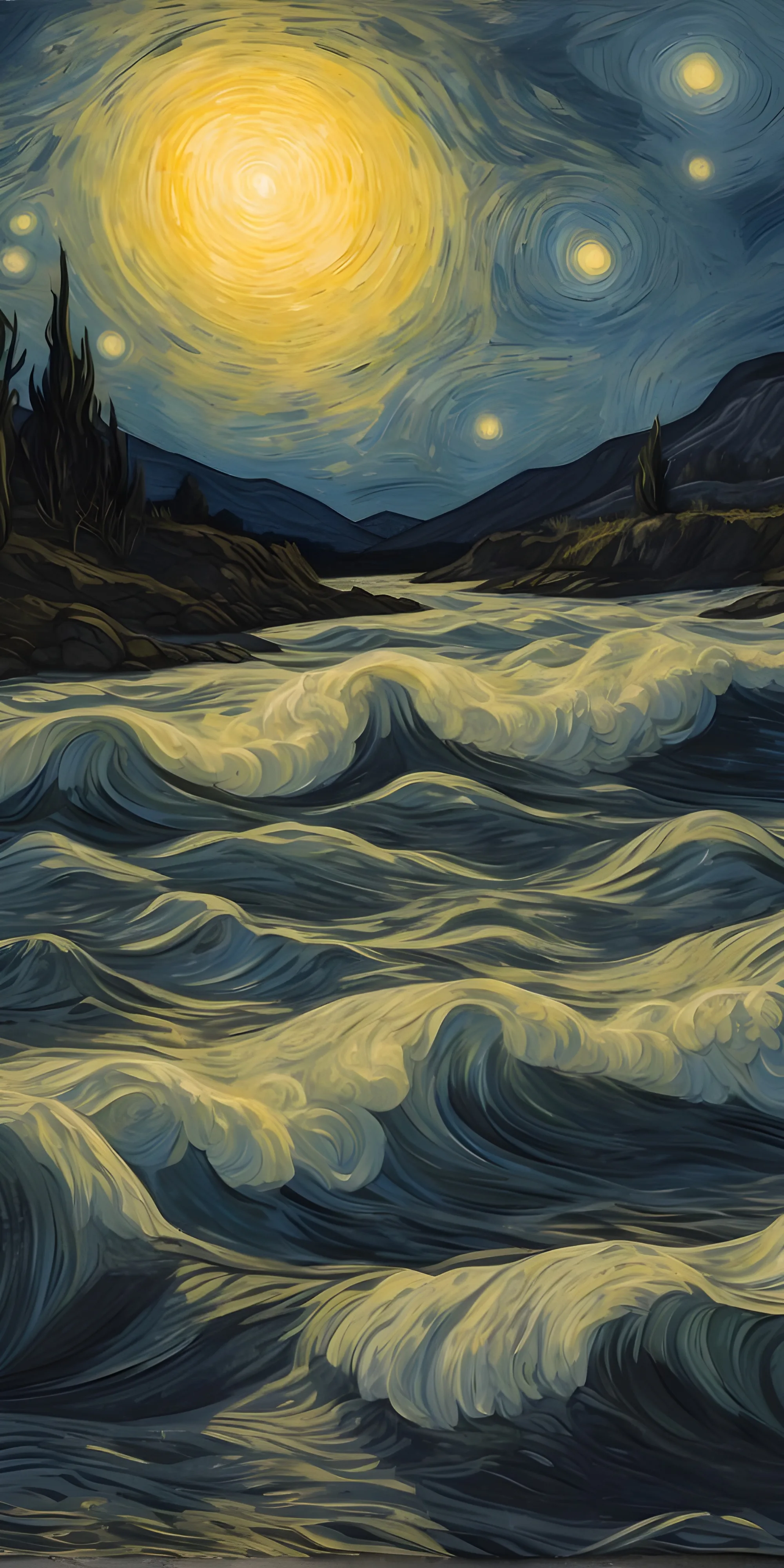 Artistic Nature Phone Wallpaper