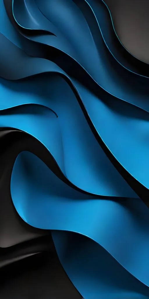 Beautiful Abstract Phone Wallpaper Blue and Black