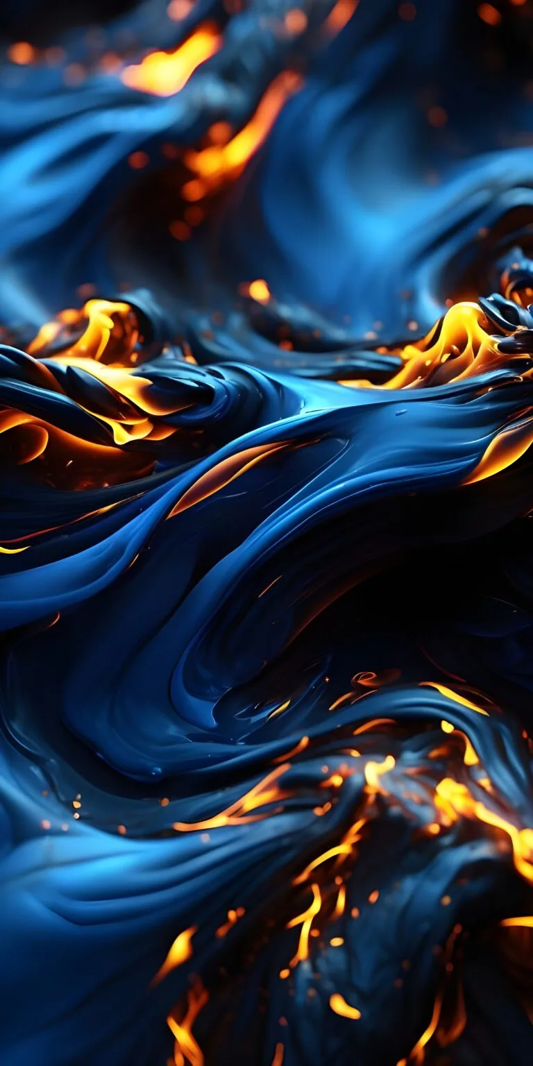Blue Abstract Phone Wallpaper