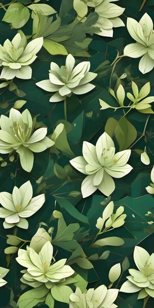 Flower Green Wallpaper for Phone