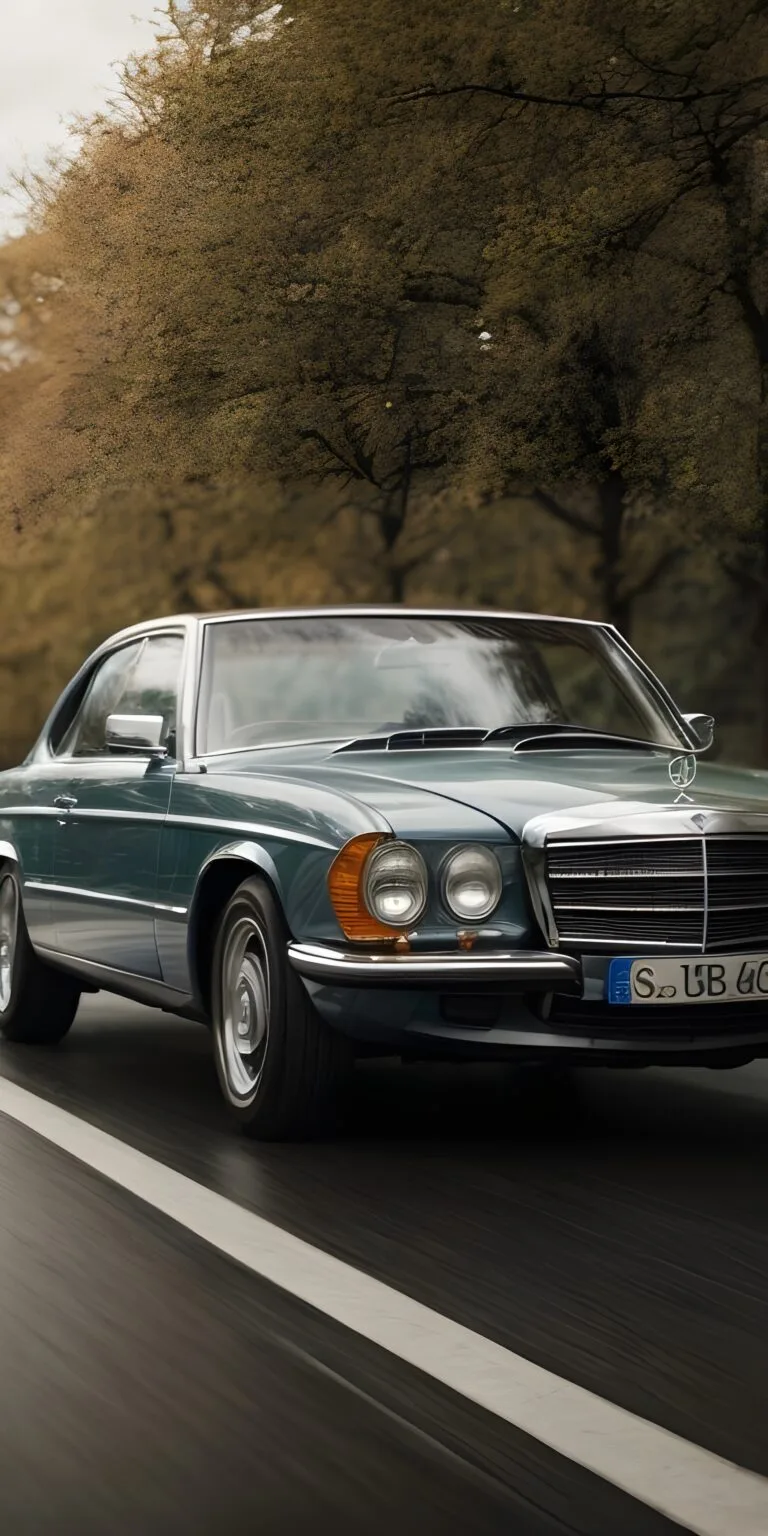 Mercedes Vintage Phone Wallpaper