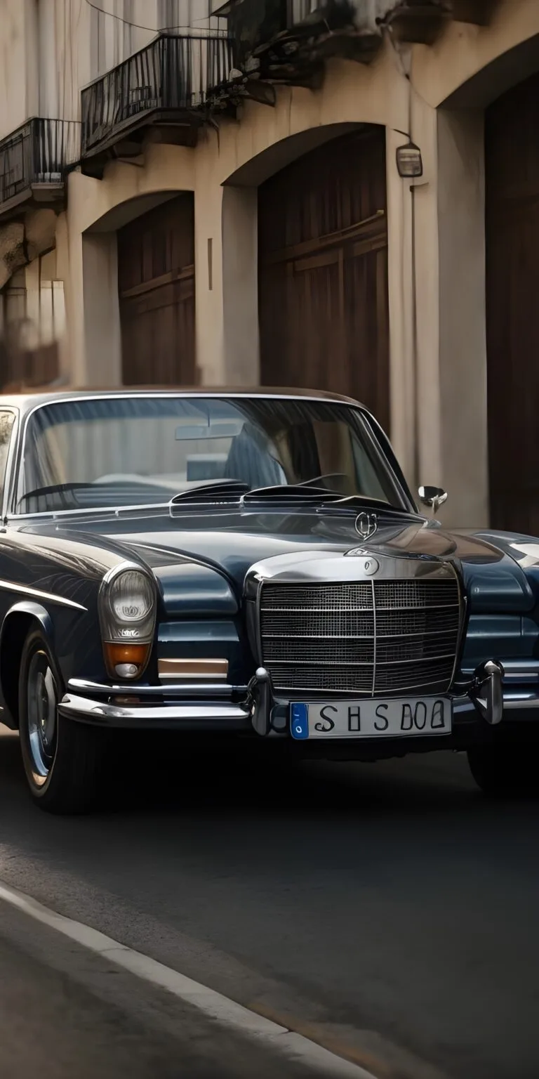 Mercedes Vintage Phone Wallpaper Download