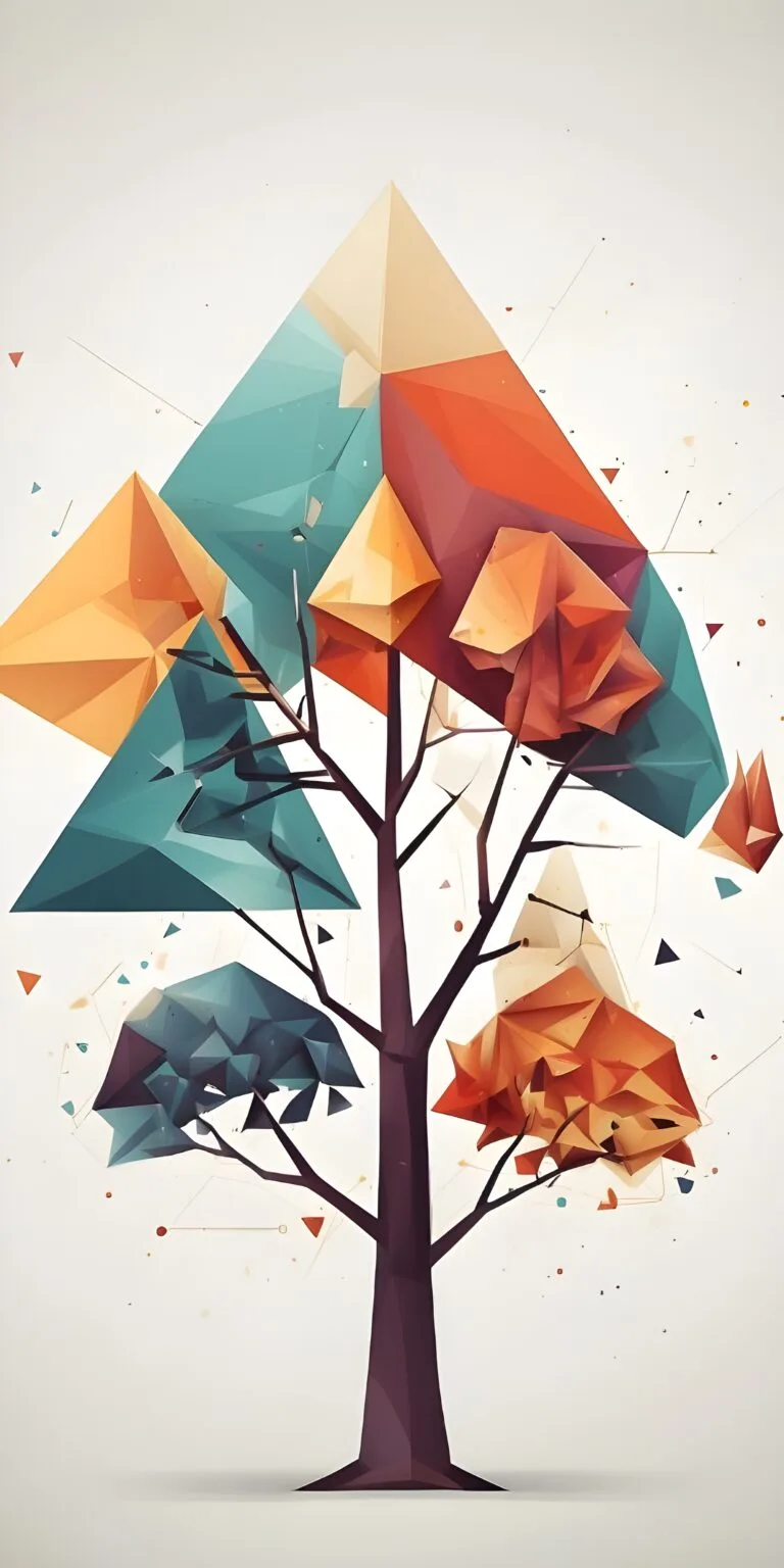Tree Wallpaper White Background for Phone