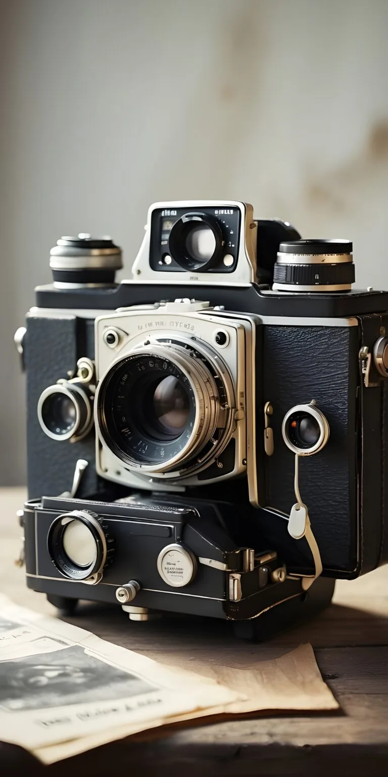 Vintage Camera Phone Wallpaper