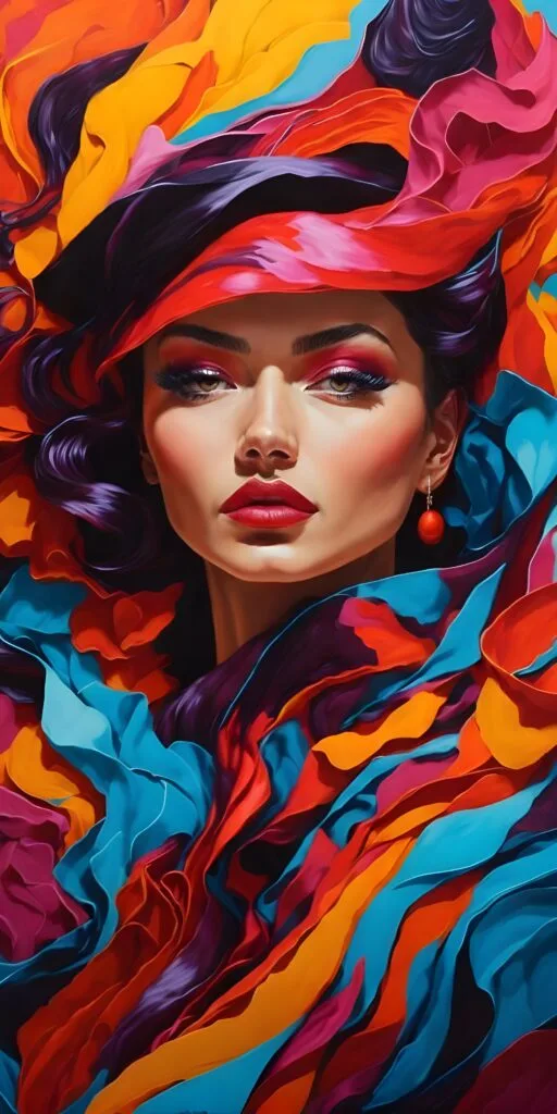 Woman Abstract Wallpaper for Phone
