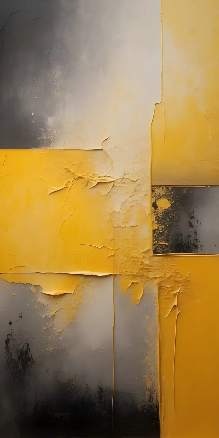 Yellow and Black Beautifull FLAT Phone Wallpaper