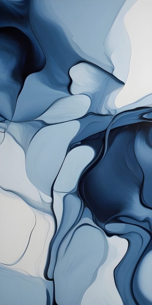 Abstract Blue Phone Wallpaper