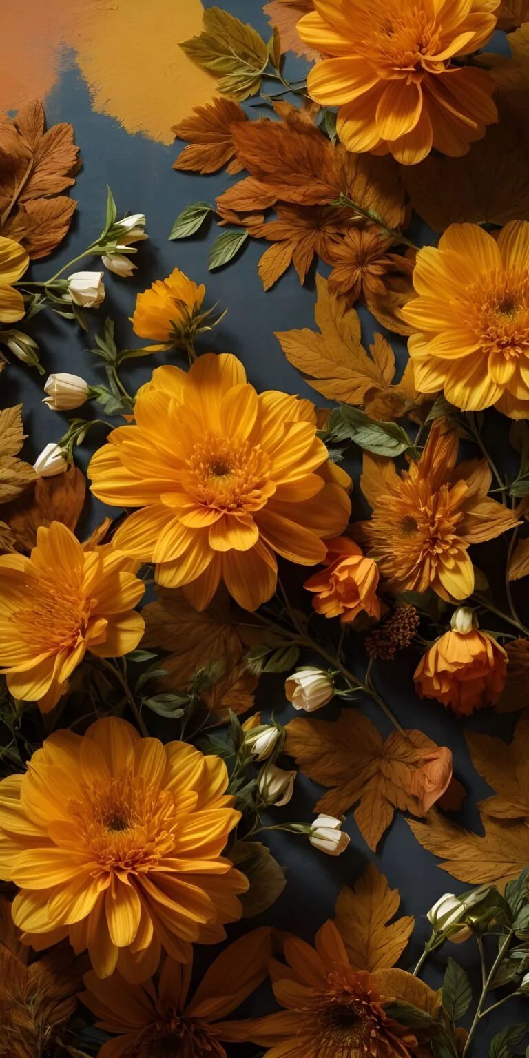 Beautiful Yellow Flower Phone Wallpaper