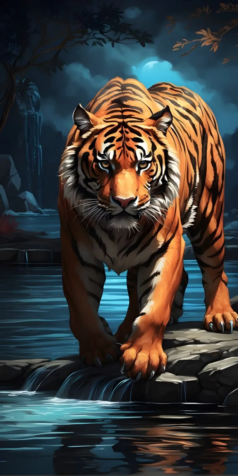 Big Tiger Mobile Wallpaper, Animal