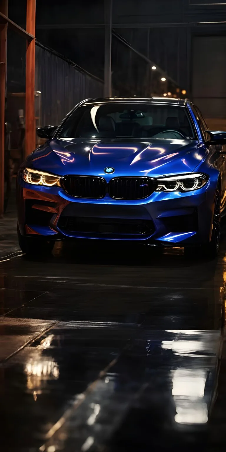 Blue BMW Car Phone Wallpaper Download