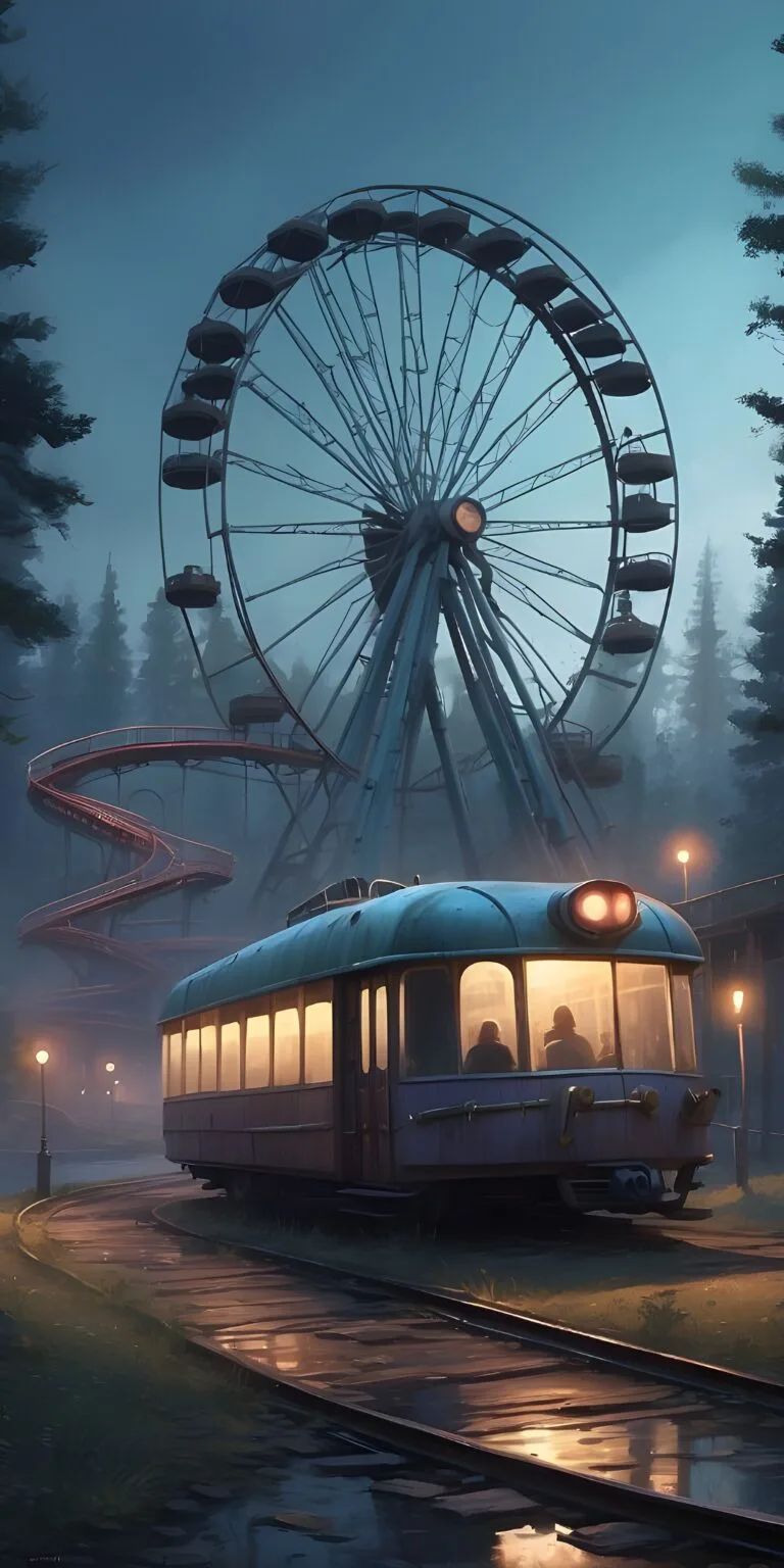Vintage Train Style Phone Wallpaper