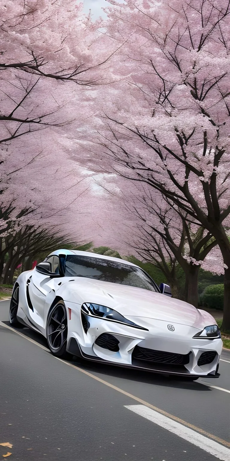 White Car Phone Wallpaper Download