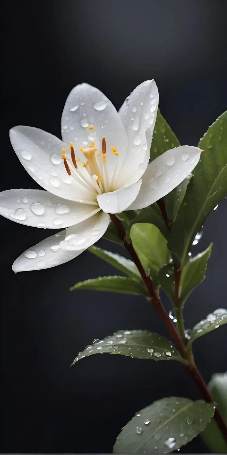 White Flower Background