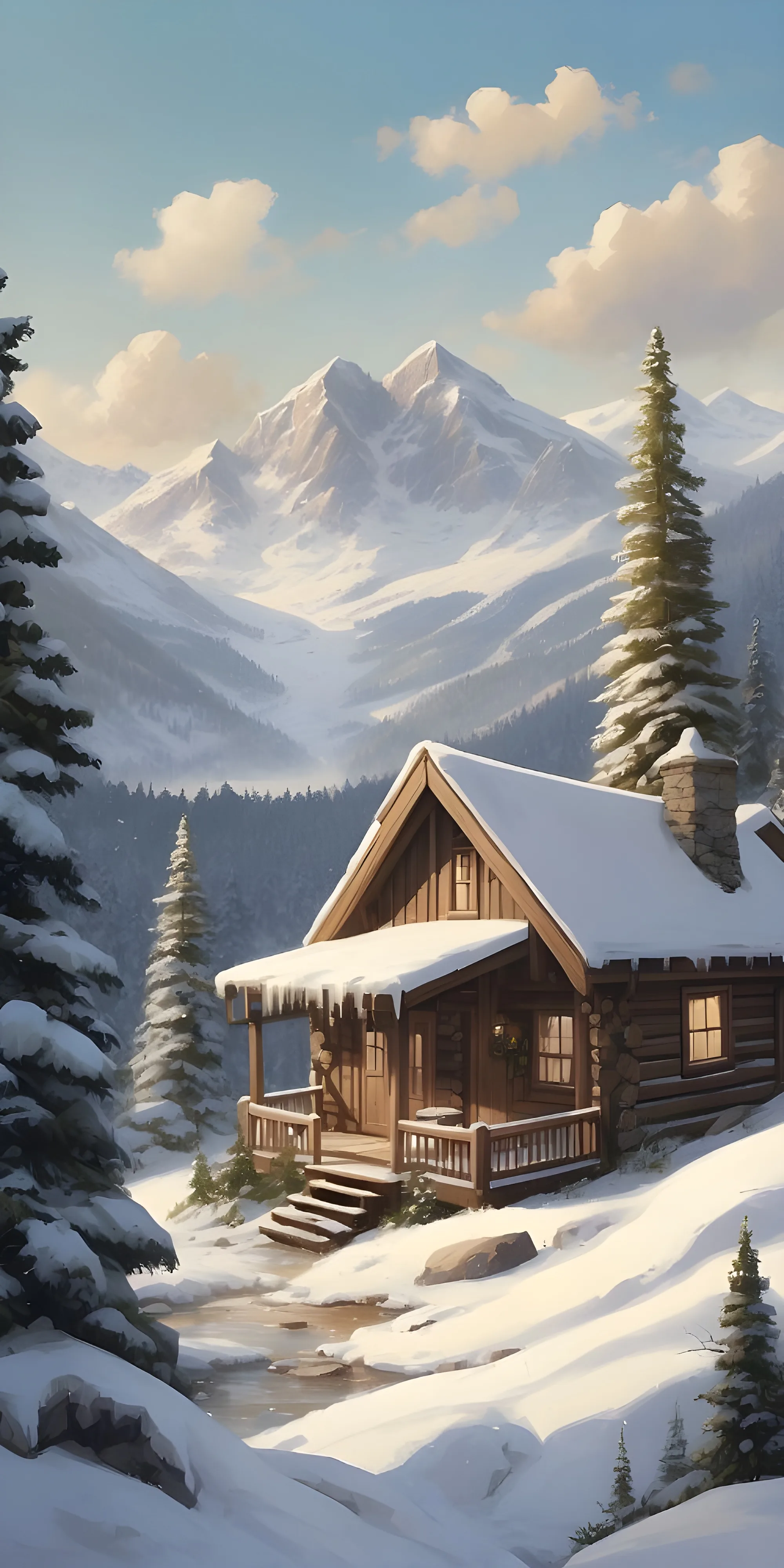 Winter, House Phone wallpaper