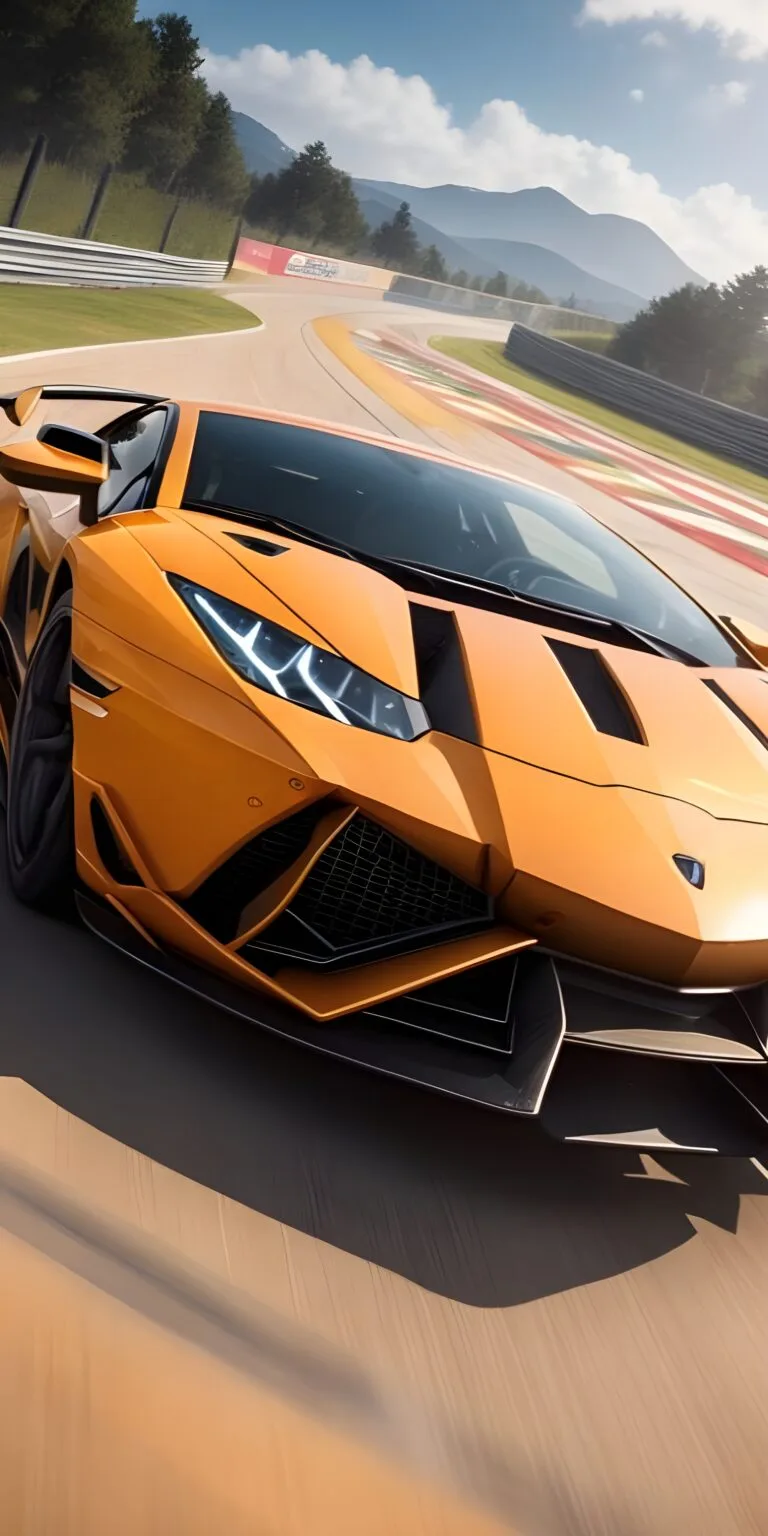 Yellow Lamborghini Car Phone Wallpaper Download