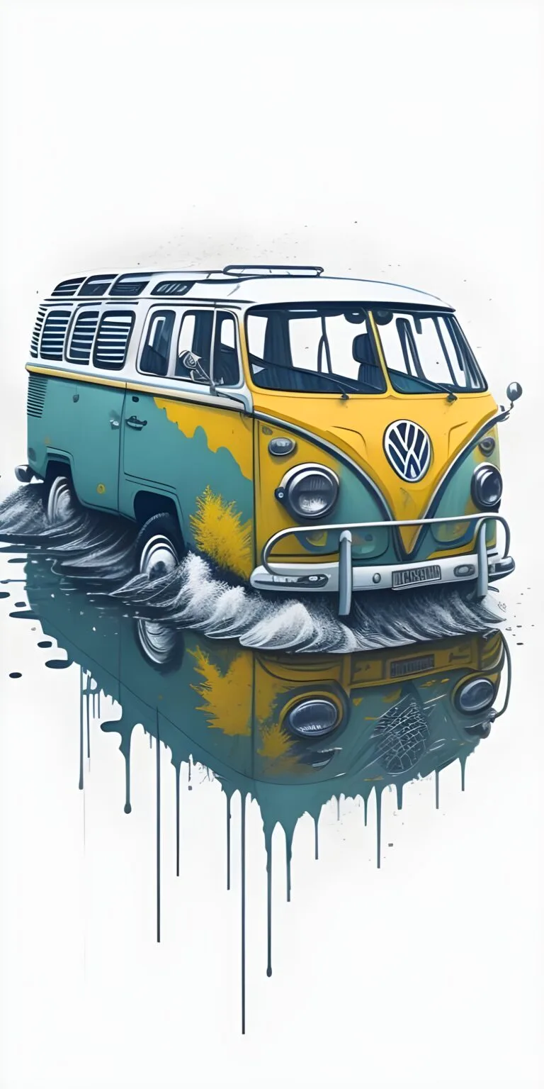 Bus Wallpaper Background, White