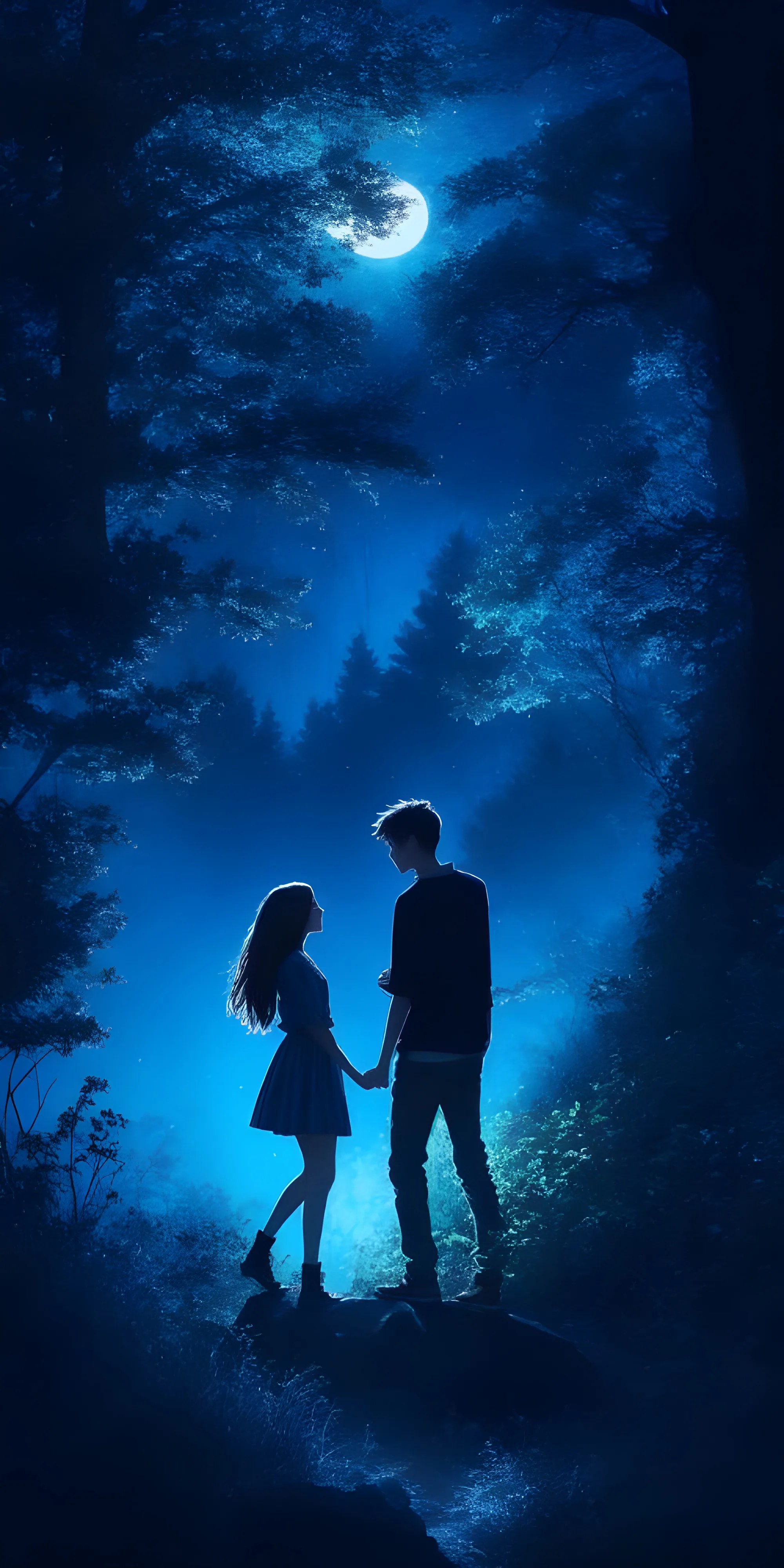 Love, Couple Wallpaper for Phone, Anime