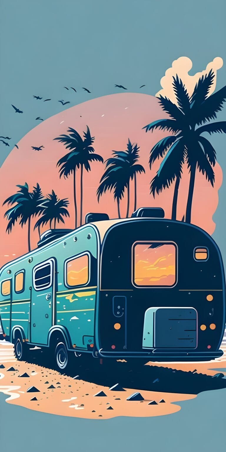 Minimal Wallpaper Bus for Phone