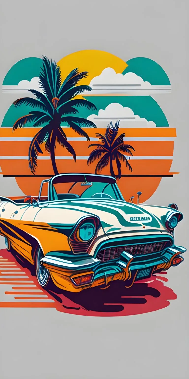 Minimalist Car Wallpaper Phone, White