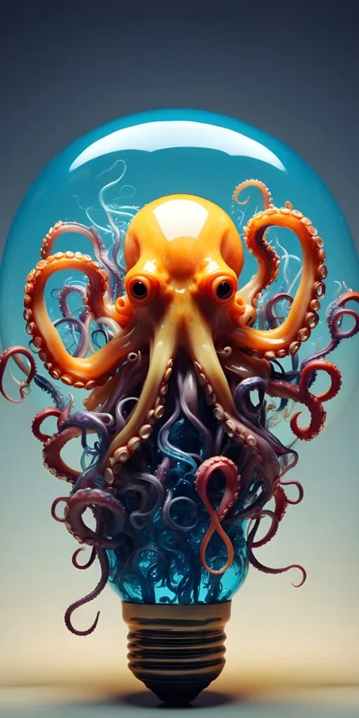 Octopus, Art Wallpaper Phone, Nature