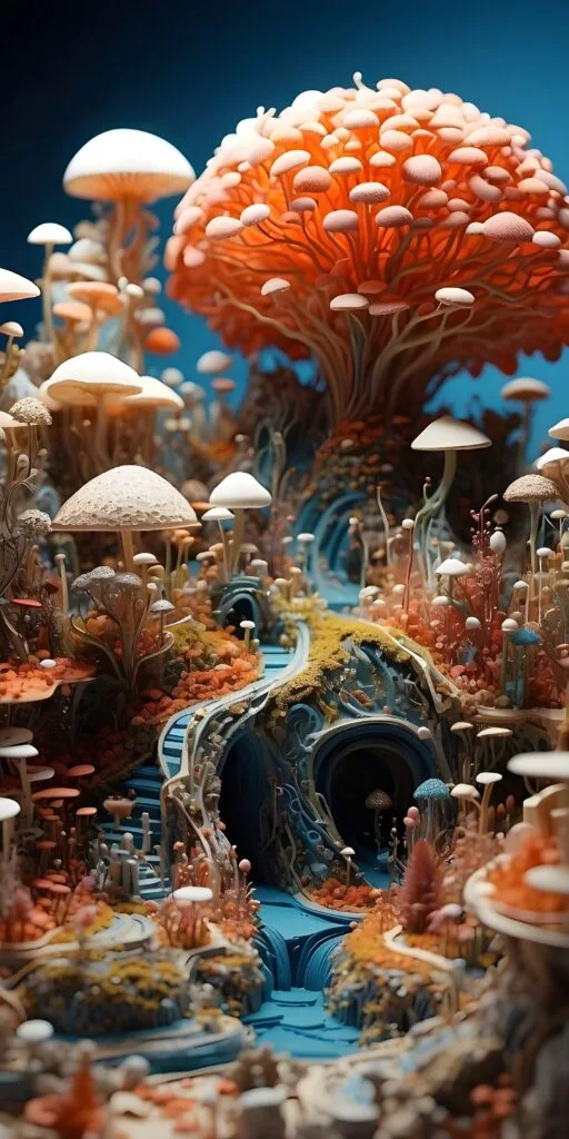 3D Abstract Paint Phone Wallpaper