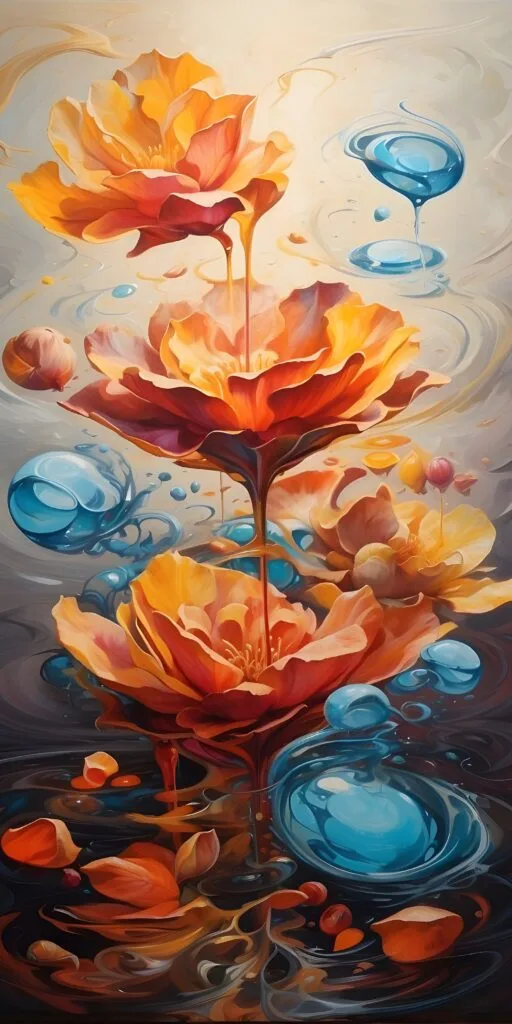 Best Flower Abstract Art Phone Wallpaper