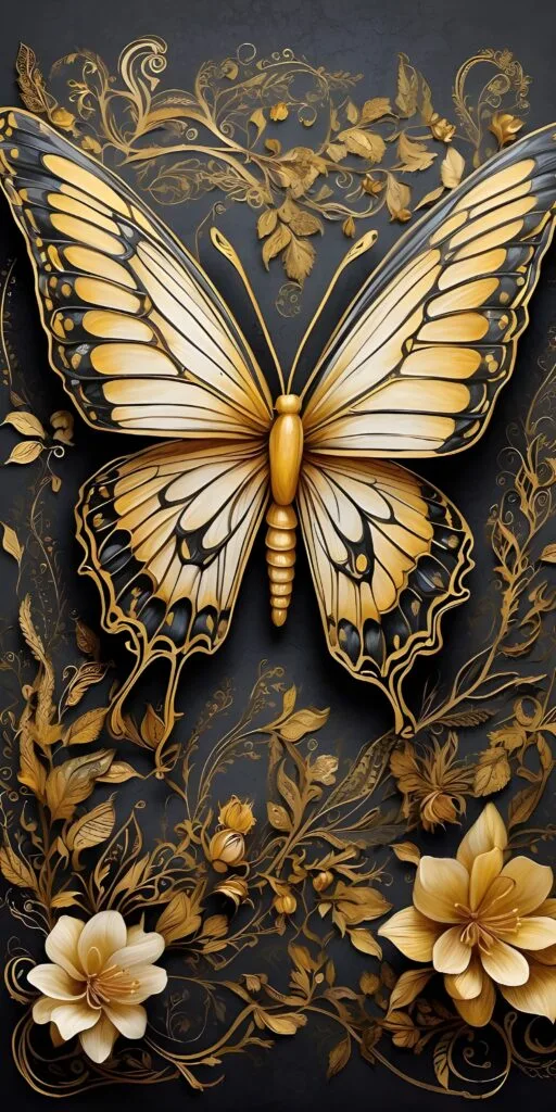 Butterfly Image, Yellow
