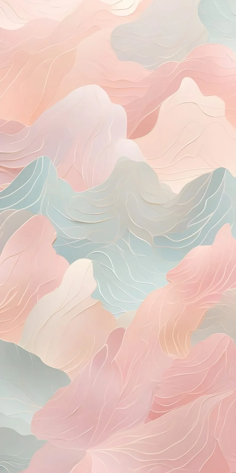 White Abstract Geometric Phone Wallpaper